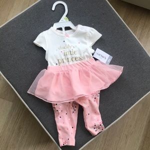 Daddy’s little princess two piece carters set